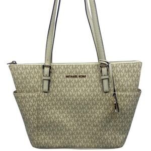 Michael Kors East West New Jet Set Top Zip Tote Buttercup Saffiano Leath…